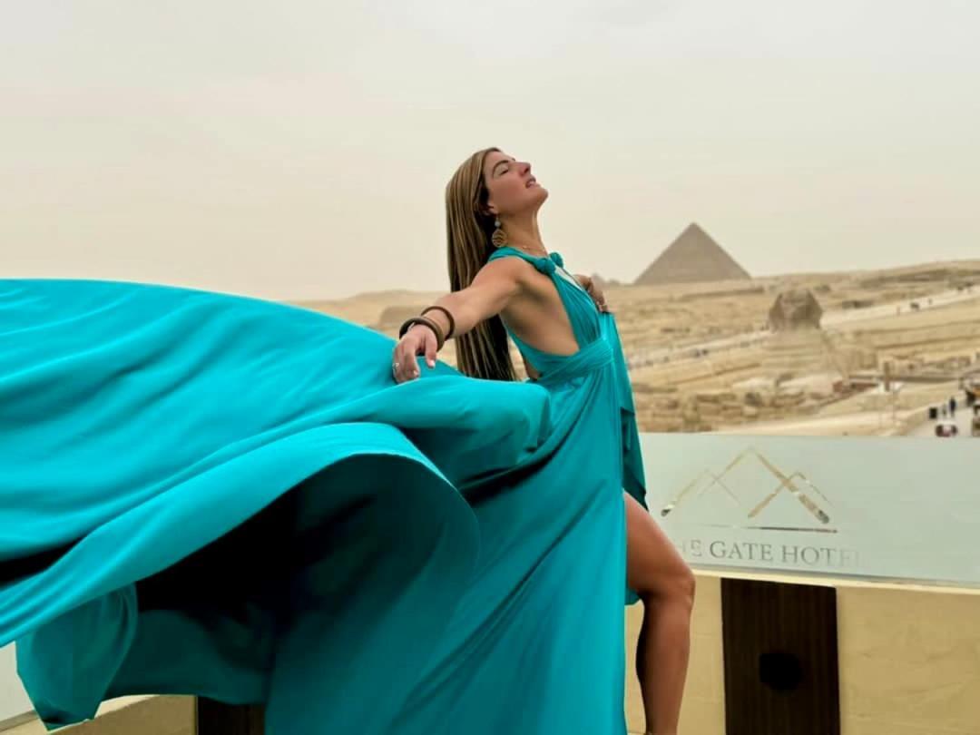 The Gate Hotel Front Pyramids & Sphinx View Kafrat al Jabal Exterior photo